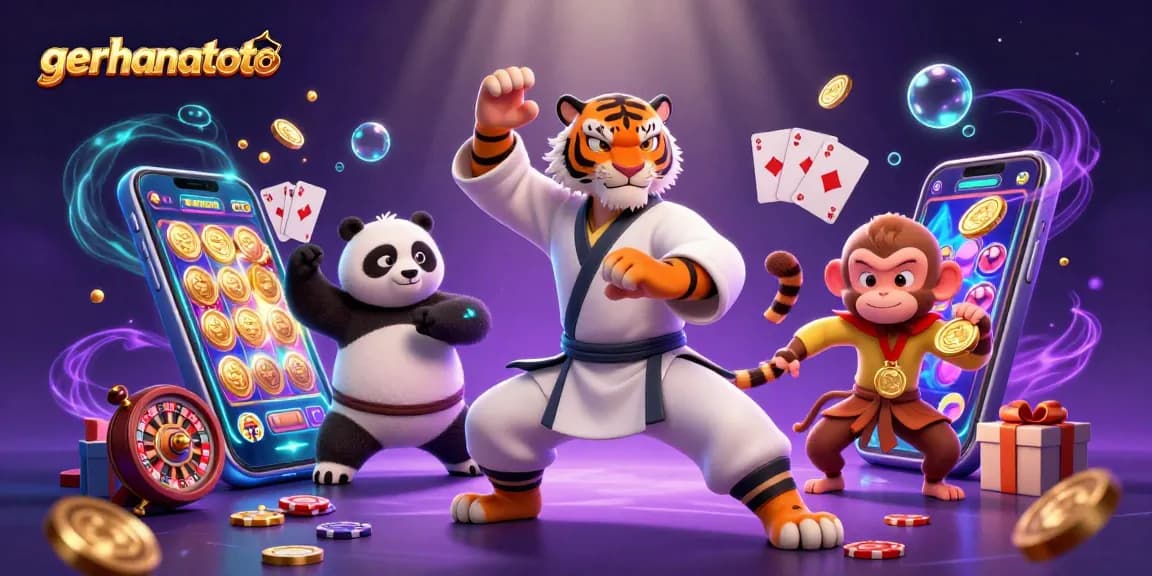 Gali pengalaman menang di gerhanatoto dengan slot yang menarik dan aksi seru, ditampilkan dalam gambar 3D yang menarik.