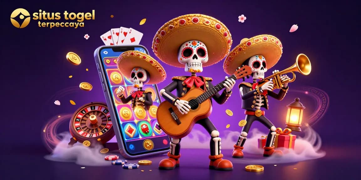 Sangat menarik to play on situs togel terpercaya with colorful characters and casino elements in an engaging layout