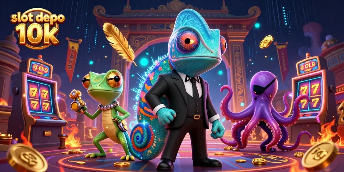 Slot depo 10k: Rasakan serunya bermain slot dengan chameleon rahasia dan teman-temannya yang berkualitas tinggi.