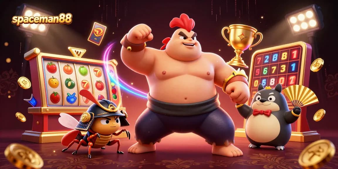 Engage in thrilling gameplay at spaceman88 with vibrant slot elements and dynamic characters.