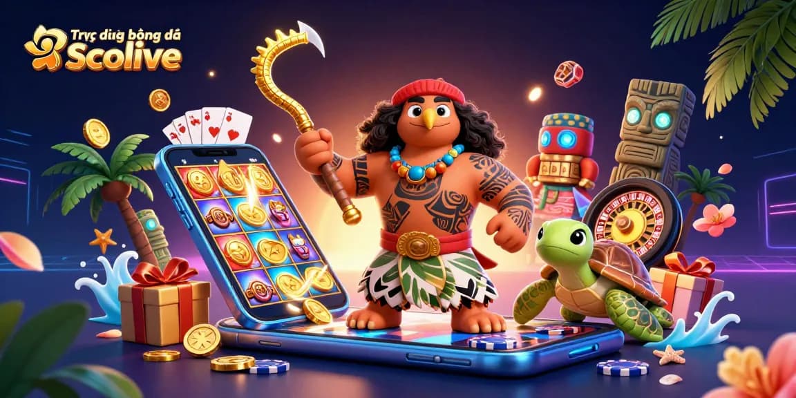Experience Trực tiếp bóng đá Socolive with vibrant characters and exciting gambling elements.