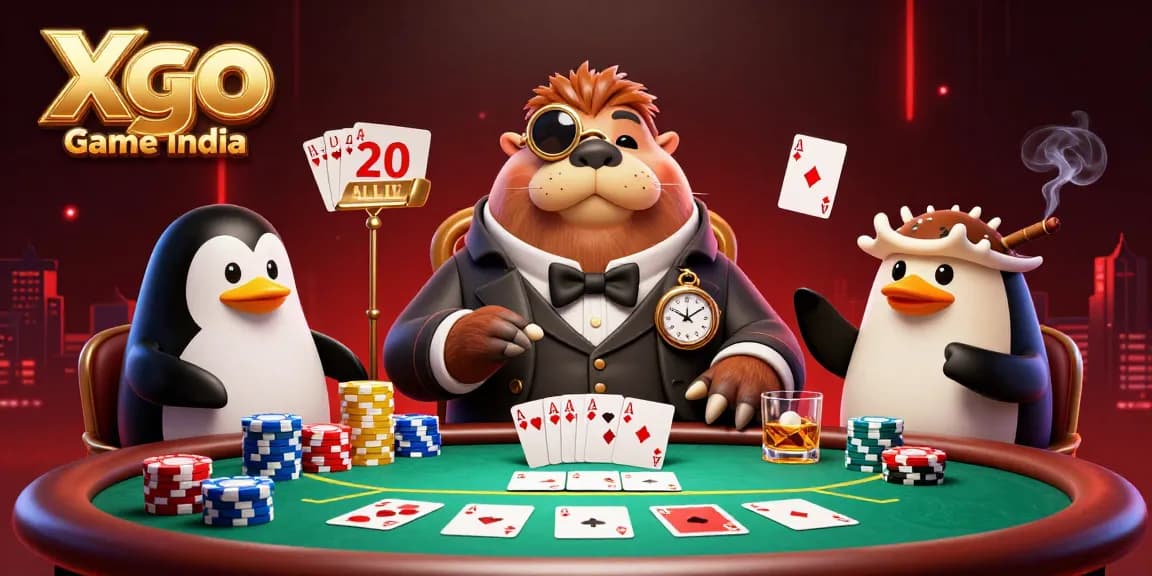 Experience Xgo Game India while playing underwater poker with vibrant characters and dynamic casino elements.