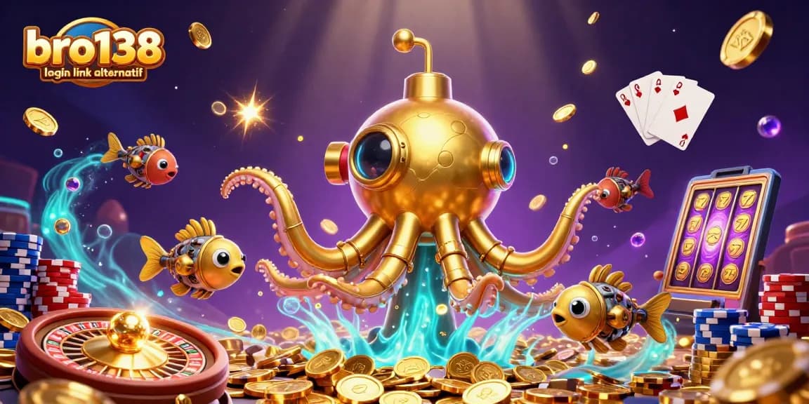 Keberhasilan bermain slot dengan bro138 login link alternatif dan simbol keberuntungan.