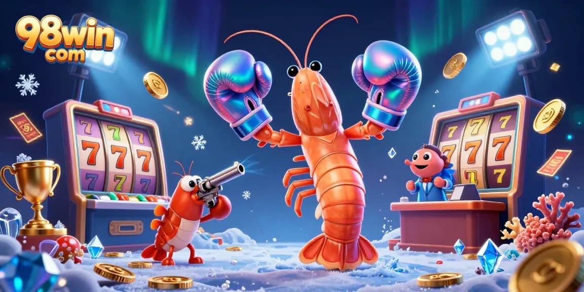 Engage in thrilling gameplay on 98win com, featuring vibrant slot reels and winning jackpot moments.