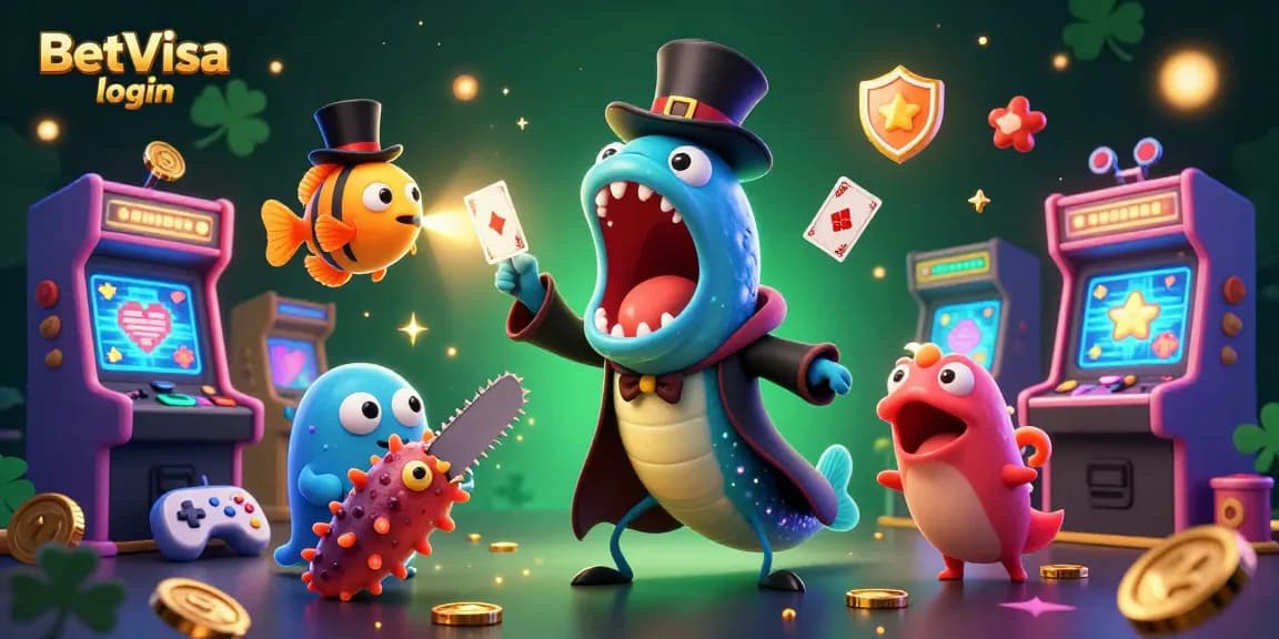 Engage in BetVisa login for seamless access to your casino account with vibrant 3D characters.