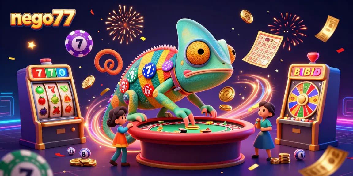 Experience thrilling wins with nego77's vibrant casino atmosphere full of colorful slots and jackpots.