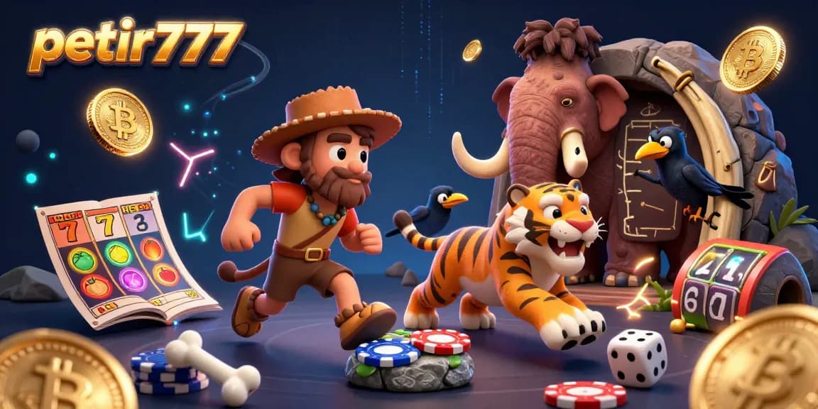 Experience thrilling gameplay at petir777's vibrant casino with ancient characters and modern gaming elements.