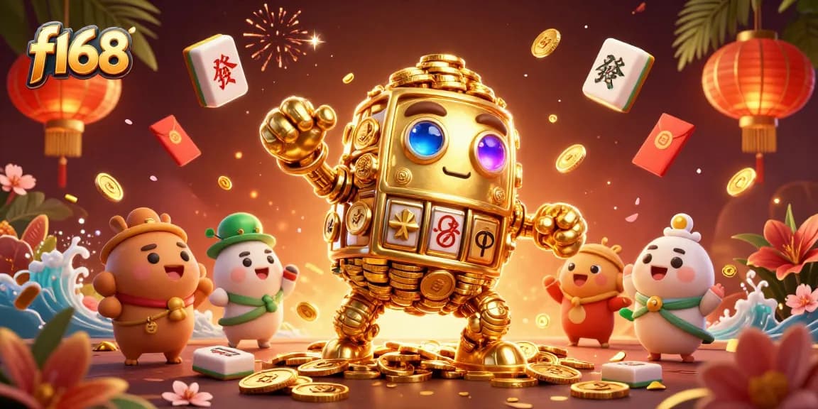 Experience thrilling wins at f168 with vibrant casino elements and dynamic characters.