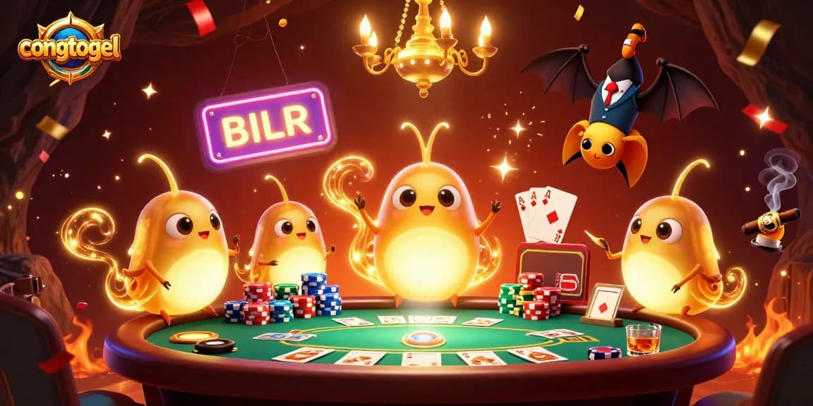 Join the excitement at congtogel with our glowing cave casino filled with vibrant game elements.