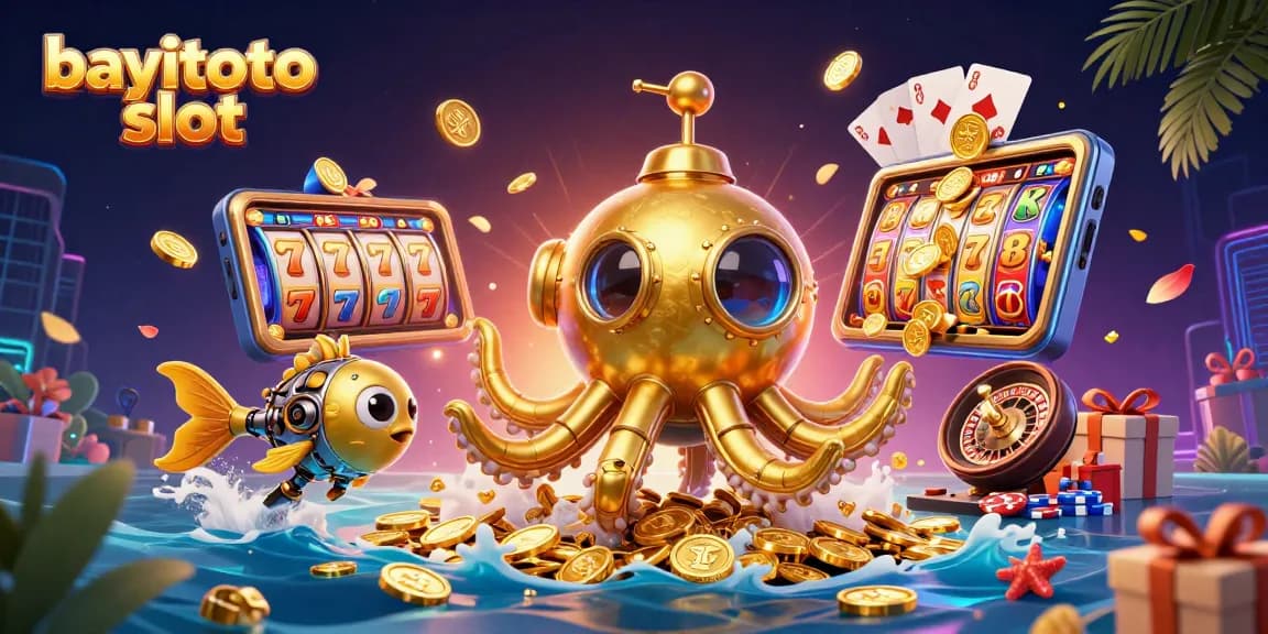 Experience thrilling gameplay with bayitoto slot amidst vibrant 3D visuals, dynamic elements and winning excitement.