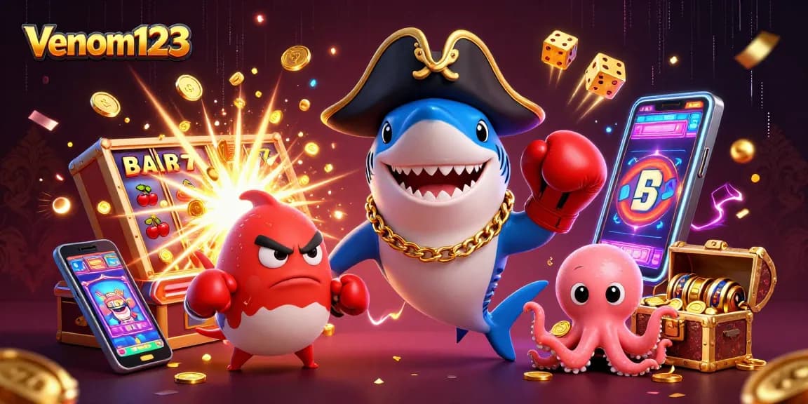 Mainkan slot online dengan venom123, karakter lucu dan mesin slot penuh jackpot menanti Anda!