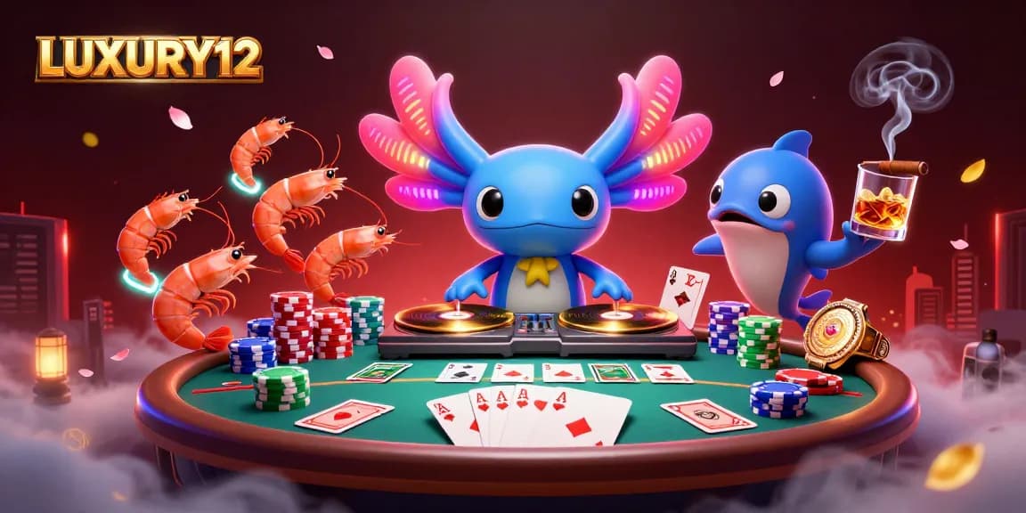 LUXURY12 transforms gaming with vibrant characters and thrilling poker elements amidst stunning visuals.