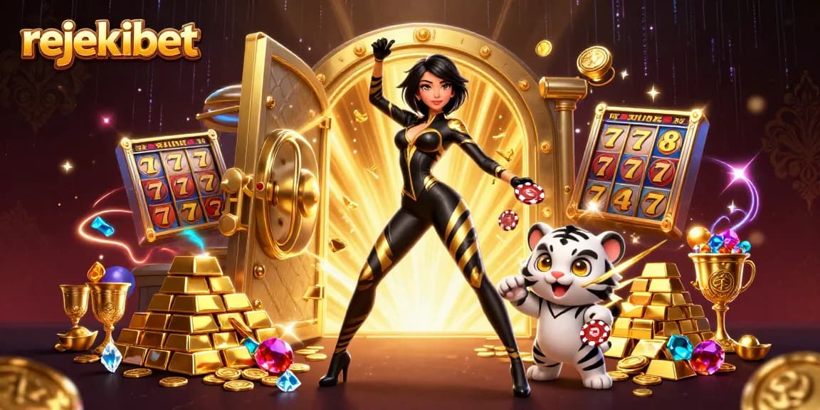 Rejekibet offers an exciting gaming experience with jackpots and slot games amidst golden treasures.