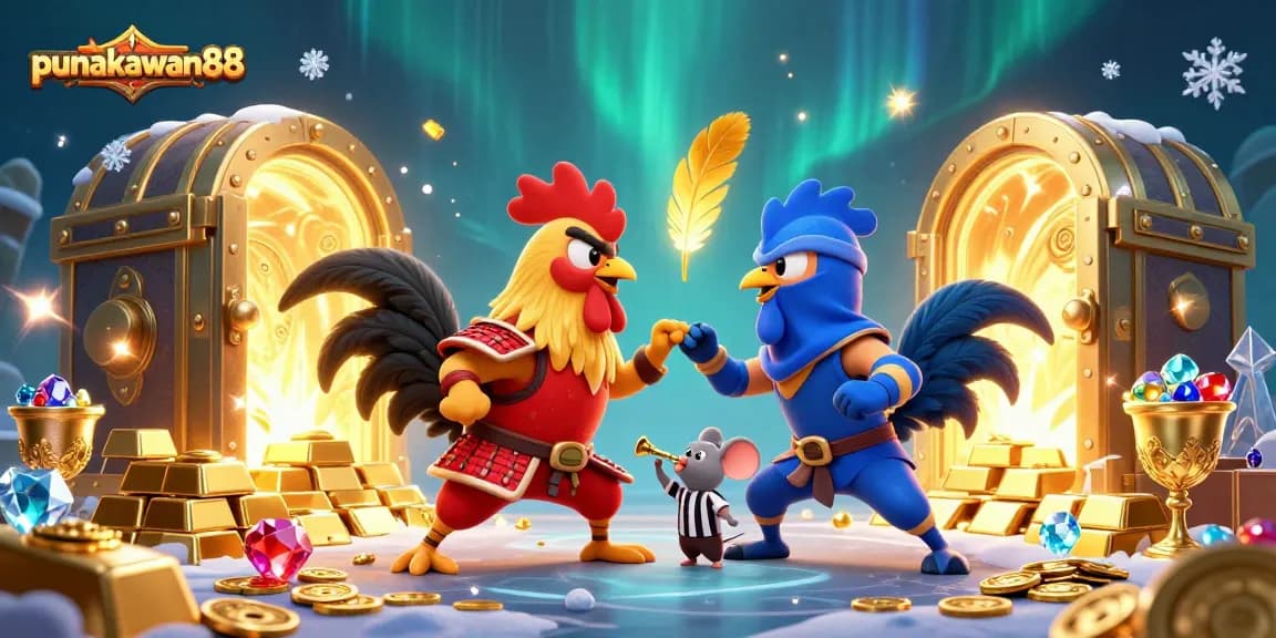 Punakawan88 ignites excitement with fighting game roosters amidst a wealth of golden treasures.