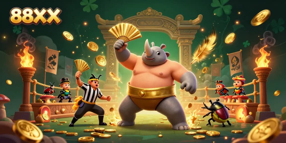 Experience thrilling wins with 88XX as the rhinoceros beetle champion stomps to victory!