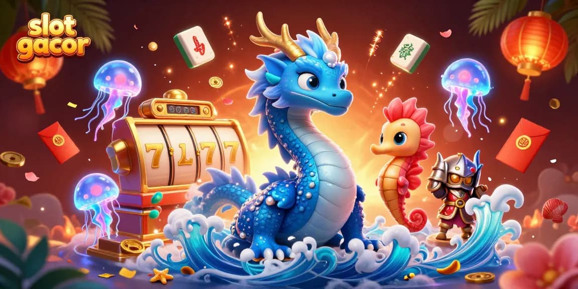 Engage in fun with slot gacor featuring vibrant dragons and mystical ocean elements.