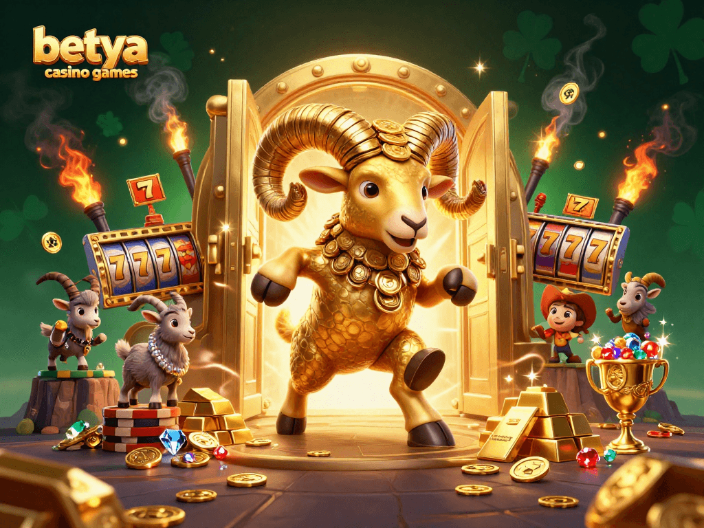 Experience thrilling betya casino games with dynamic 3D scenes full of gold, gems, and exhilarating energy!