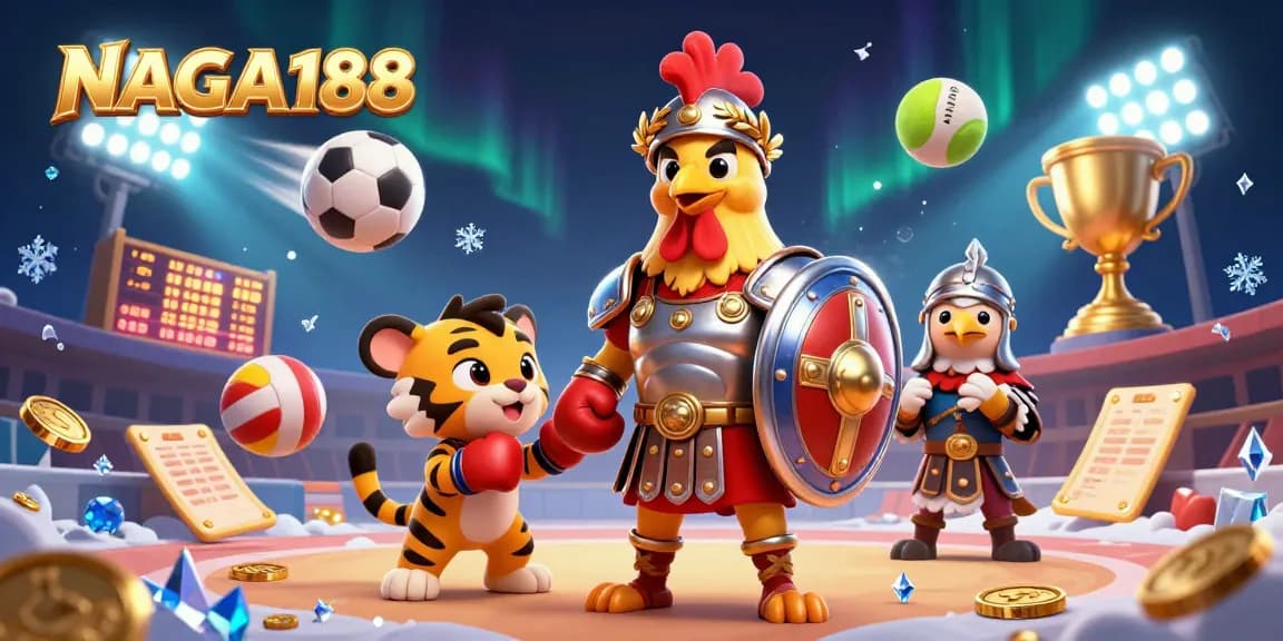 NAGA188 menyediakan pengalaman taruhan menarik dengan simbol-simbol menarik dalam ilustrasi kasino.