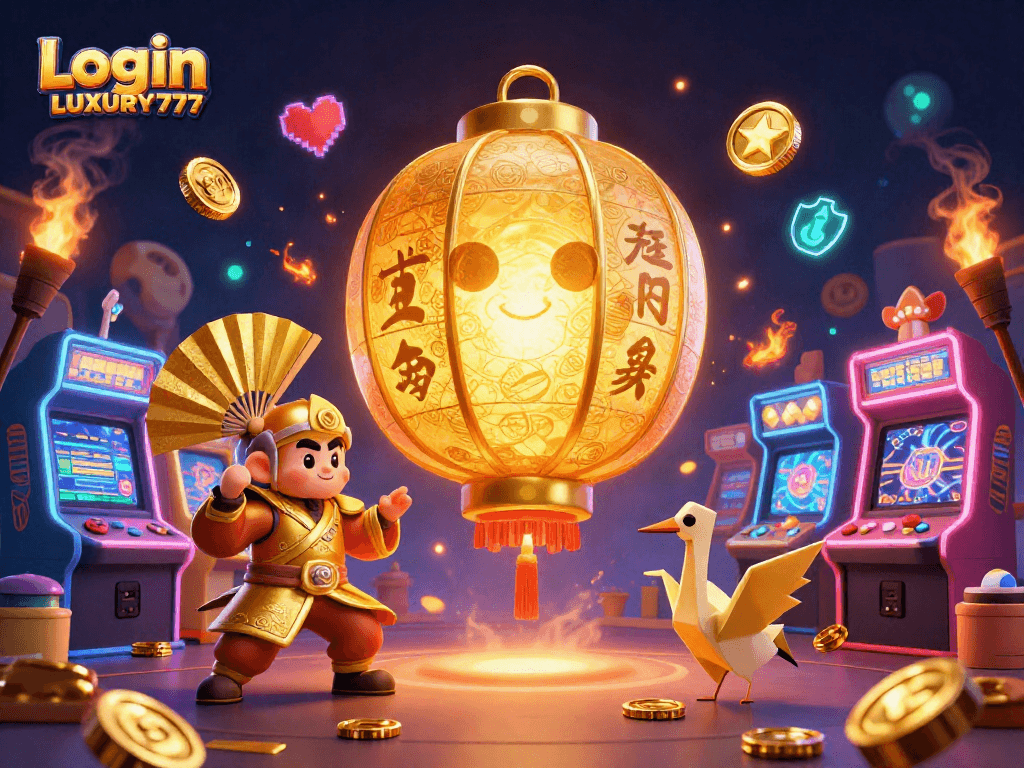 Login LUXURY777 untuk mendaftar di kasino online sambil menikmati suasana magis pada ilustrasi 3D