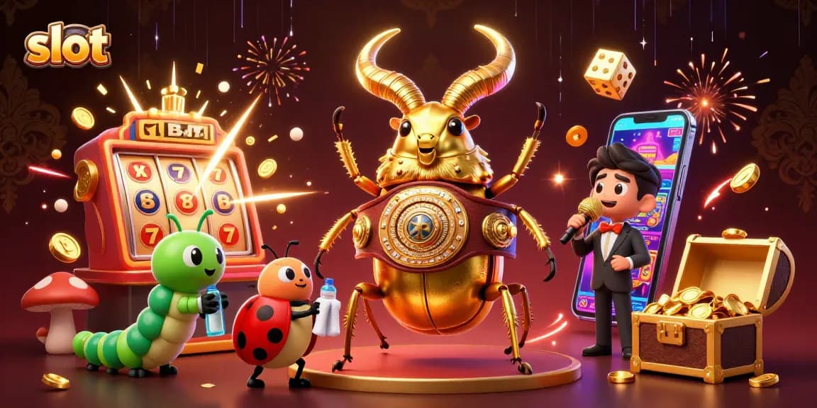 Engage slots gameplay with a colorful display of winning symbols and vibrant characters.