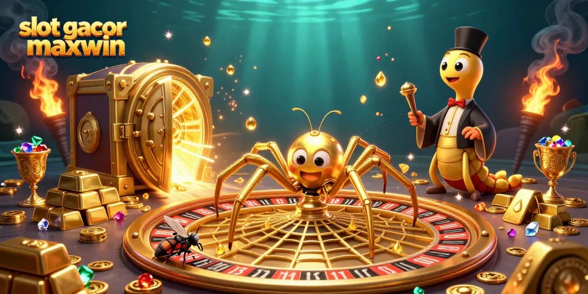 Menyaksikan kemenangan di slot gacor maxwin dengan karakter kasta ceria dalam permainan kasino yang megah.
