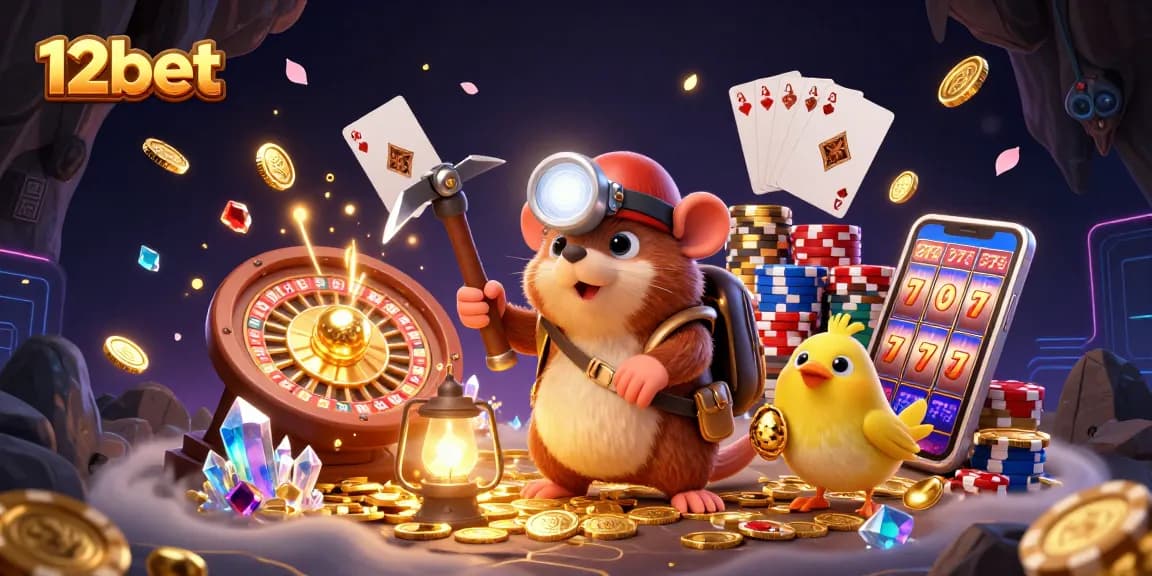 12bet mang đến trải nghiệm tìm kiếm kho báu thú vị với mole và canary, ngập tràn vàng và đồ trang sức