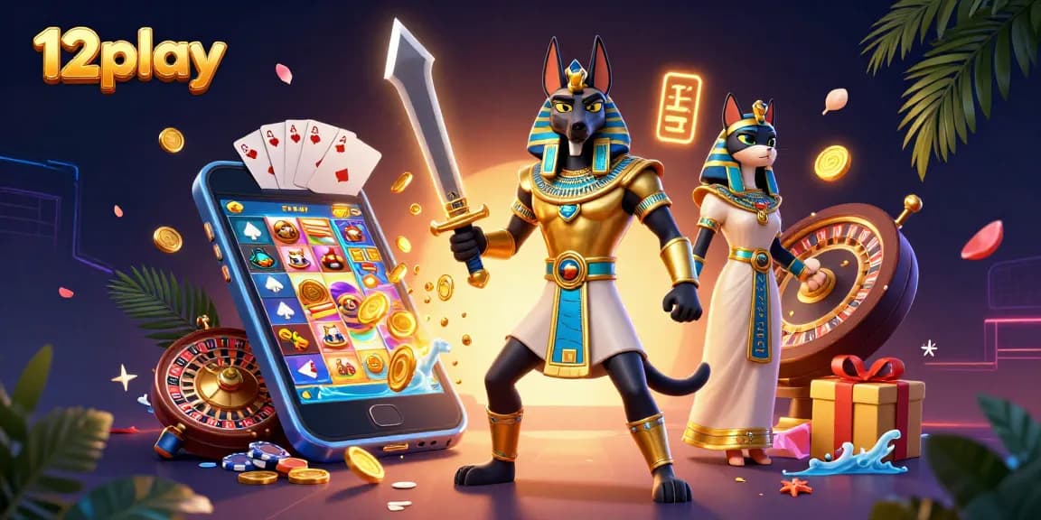 Experience thrilling wins with 12play's dynamic online casino games, vibrant colors, and exciting features.