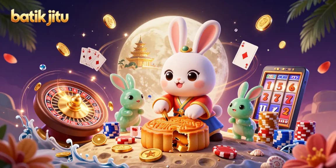 Bermain di batik jitu sambil mengumpulkan chip poker dari permainan di bulan yang mengagumkan.
