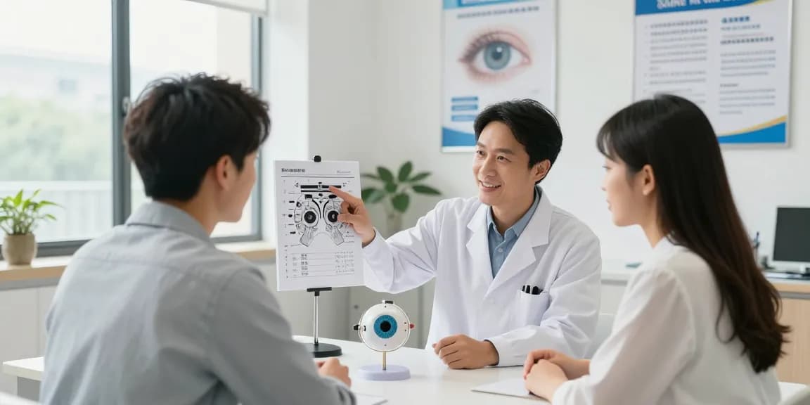 Consultation at SNU Eye Clinic exploring icl meaning slang and advanced vision correction treatments.