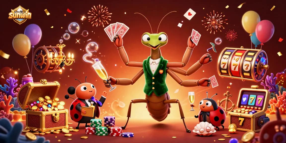 Engage in thrilling gameplay with sunwin, featuring vibrant characters and spectacular casino elements.