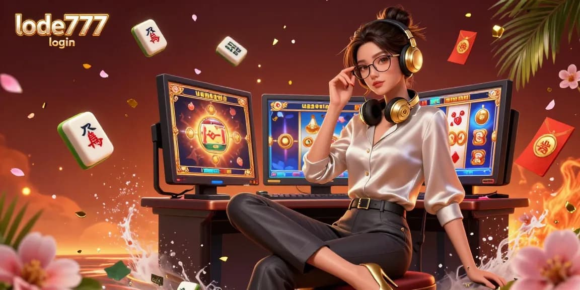 Engage with lode777 login while playing dynamic slot games in this detailed 3D illustration.