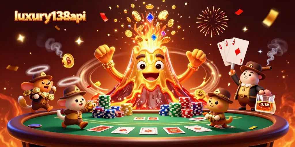 Experience the excitement of luxury138api with a dynamic casino scene filled with treasures and fun gameplay.