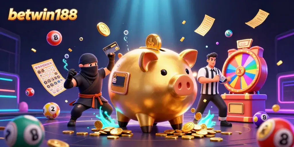Menangkan pengalaman terbaik di betwin188 dengan tampilan menarik dan elemen kasino 3D interaktif.