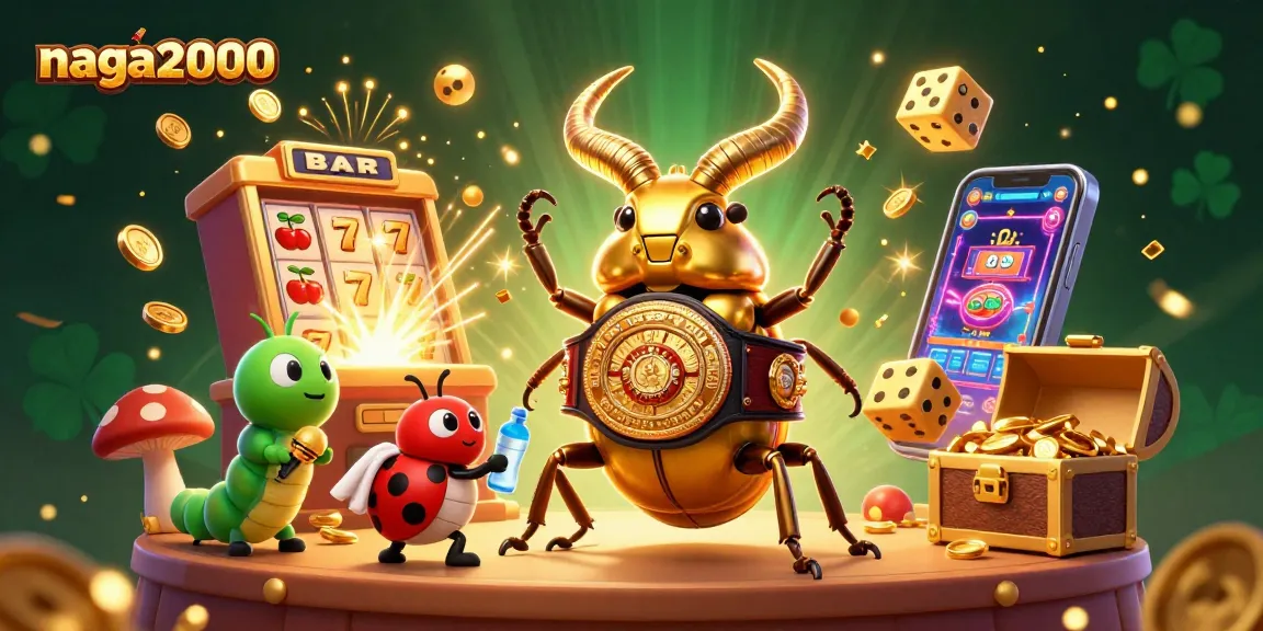 Permainan slot menarik di naga2000 dengan karakter lucu dan elemen keberuntungan yang berkilau.