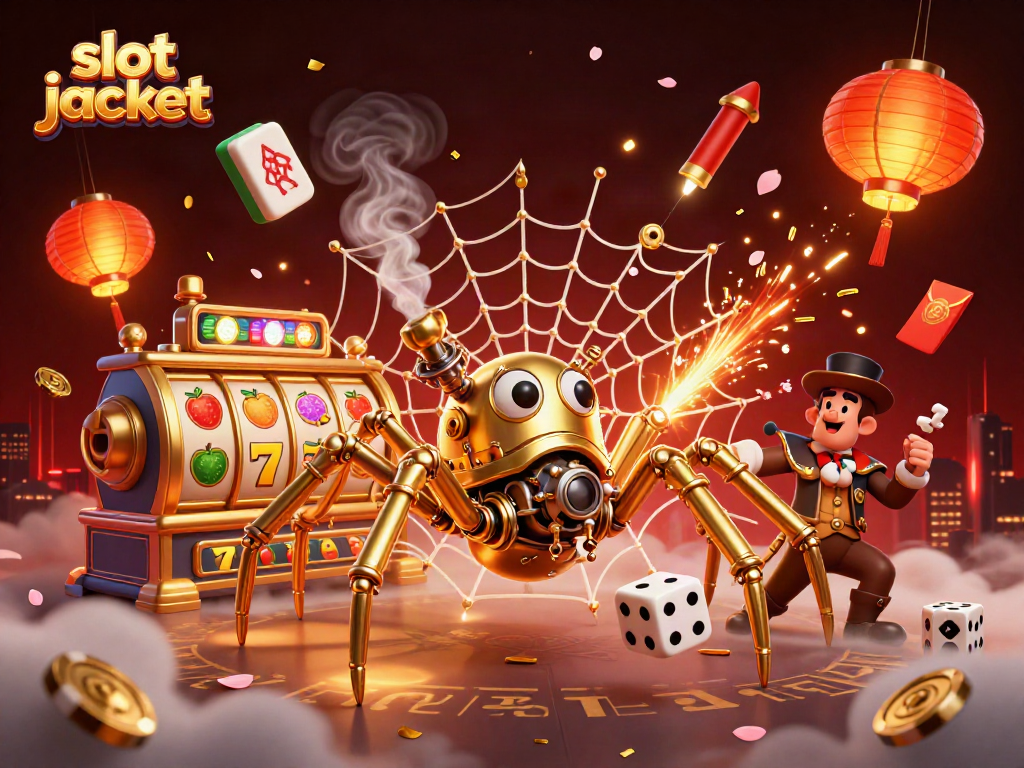 Engage in the excitement of slot jackpot wins surrounded by a vibrant fantasy scene.