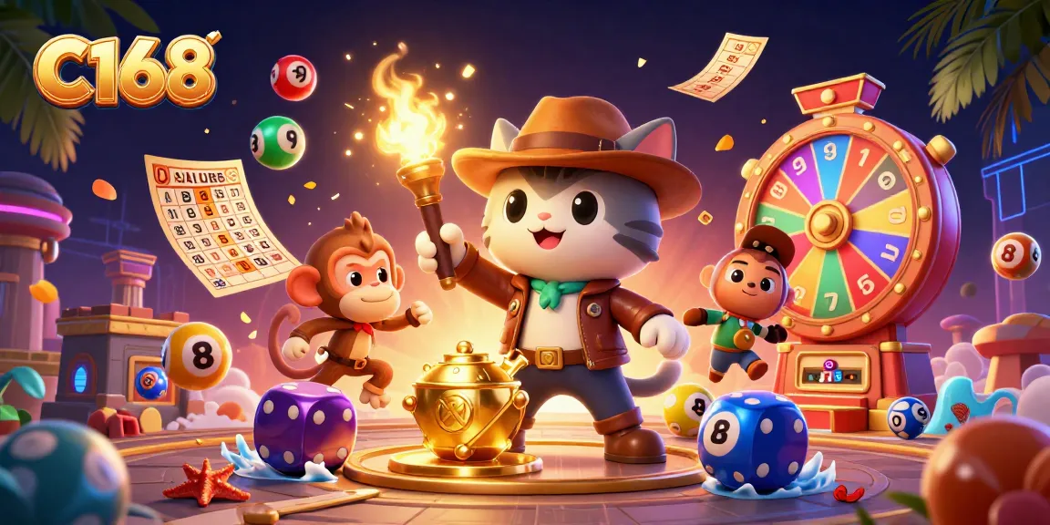 Engage with C168's vibrant casino adventures featuring dynamic games and thrilling symbols.