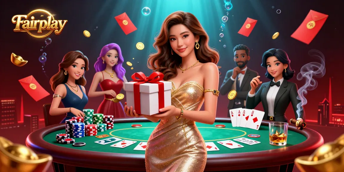 Experience the excitement of Fairplay at the vibrant casino table filled with chips and winnings.