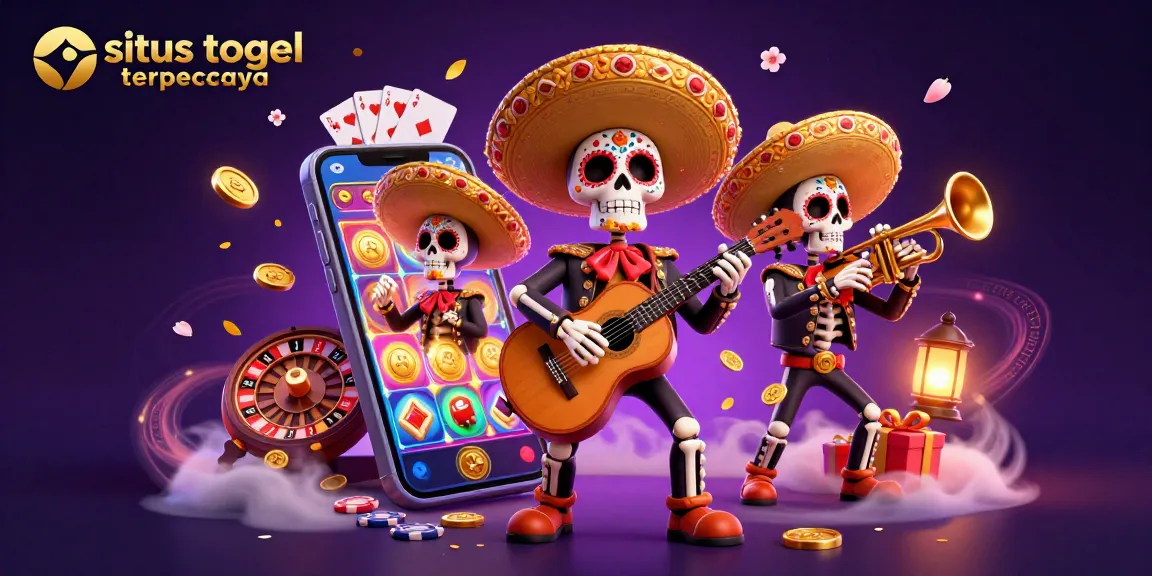 Sangat menarik to play on situs togel terpercaya with colorful characters and casino elements in an engaging layout